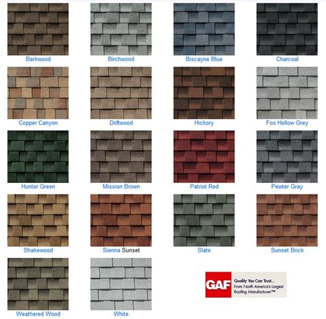 white house metal roof color|shingle color comparison chart.